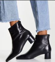 Damenstiefel aus echtem Leder. MNG, Gr. 39