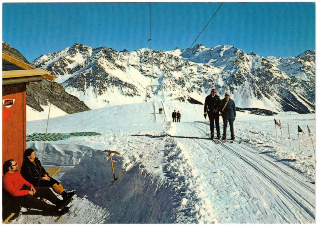 Cartoline postali: San Bernardino - Skilift Tre Uomini – Usato da Binningen venduto da Mountainrider