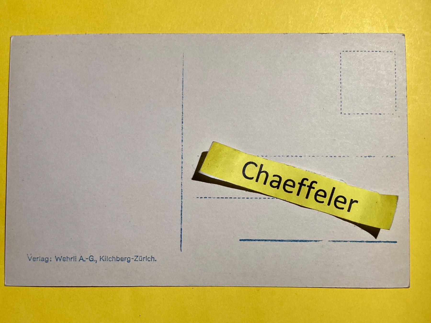 Cartoline postali: 28401  Kurhaus Brünig – Usato da Zürich venduto da Chaeffeler 1