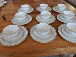 antikes Langenthal Porzellan Teeservice 