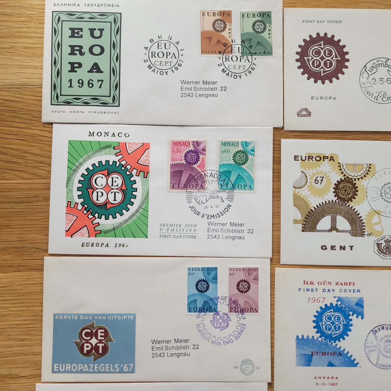 Alle Briefmarken: Los FDC – Gebraucht aus Biel/Bienne von Destockweb 1