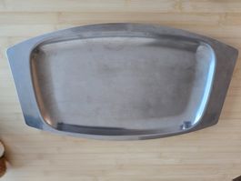 Schöne Chromstahlschale der Marke Spring 46 x 28 cm
