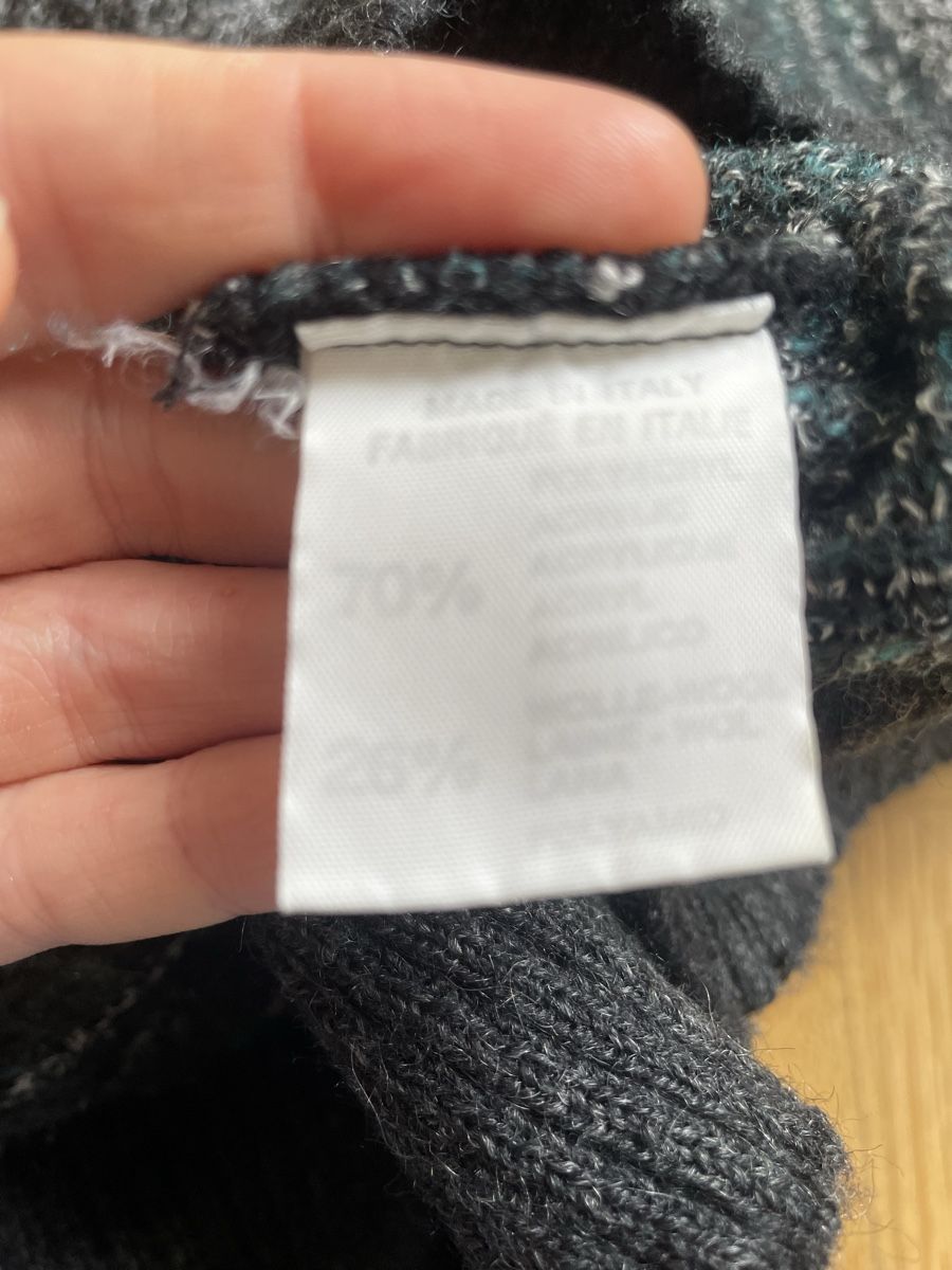 Maglioni & Felpe: Vintage Pullover Jean Jacques Benson gemustert grau Grösse L – Usato da Fribourg venduto da Mymikrakra01 4