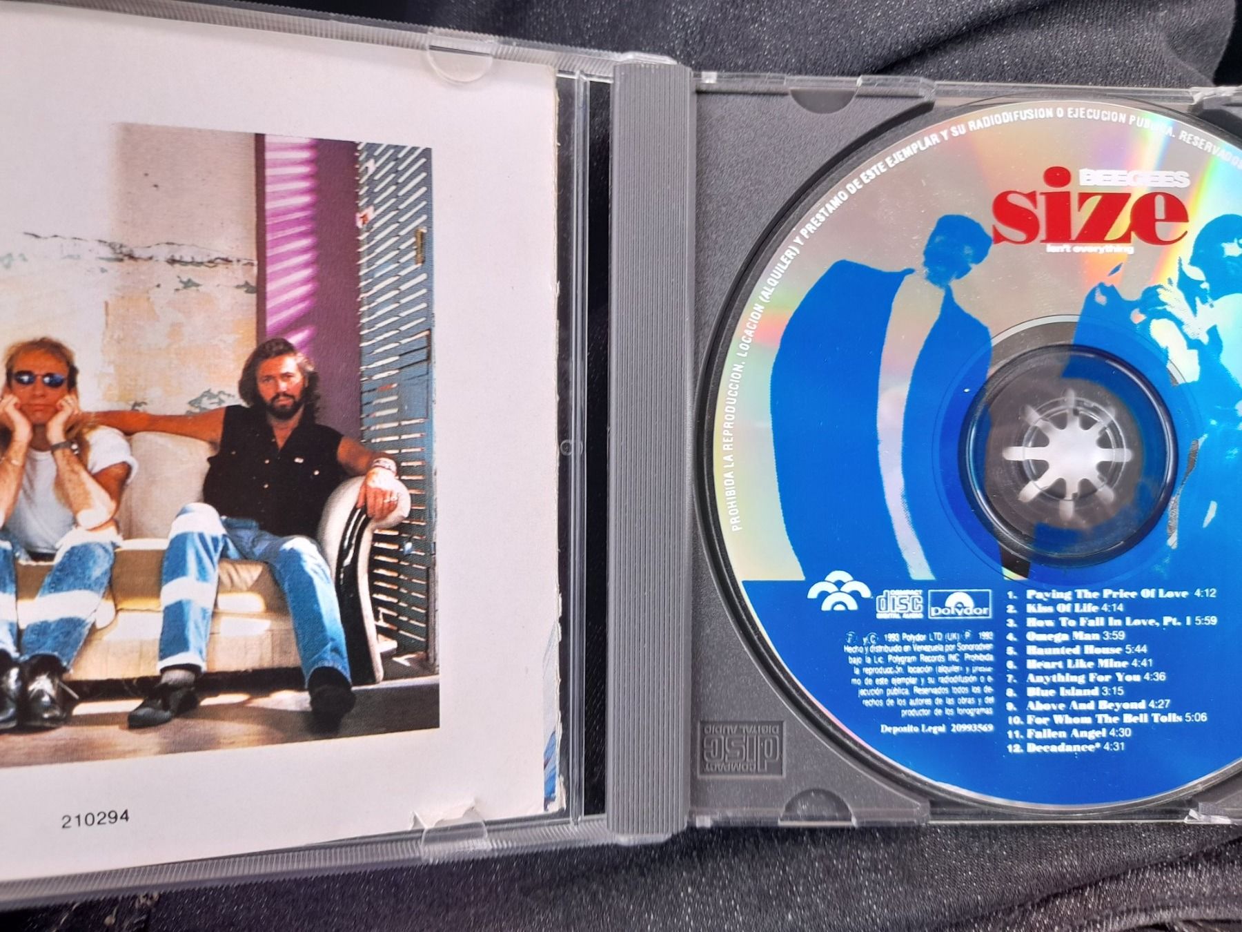 CD: CD Bee Gees size isn't everything – Usato da Lustmühle venduto da chevi03 1