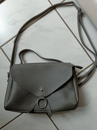Damen Handtasche grau | Frauen Tasche modern