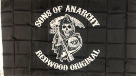 Sons of Anarchy Fahne Flag Redwood Jax Clay DVD Staffel 1 2