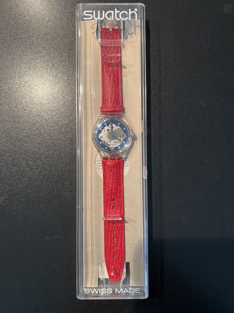 Swatch Orologi: Swatch Automatic (SAK101) Red Ahead – Nuovo e nell'imballaggio originale da Künten venduto da Spike17