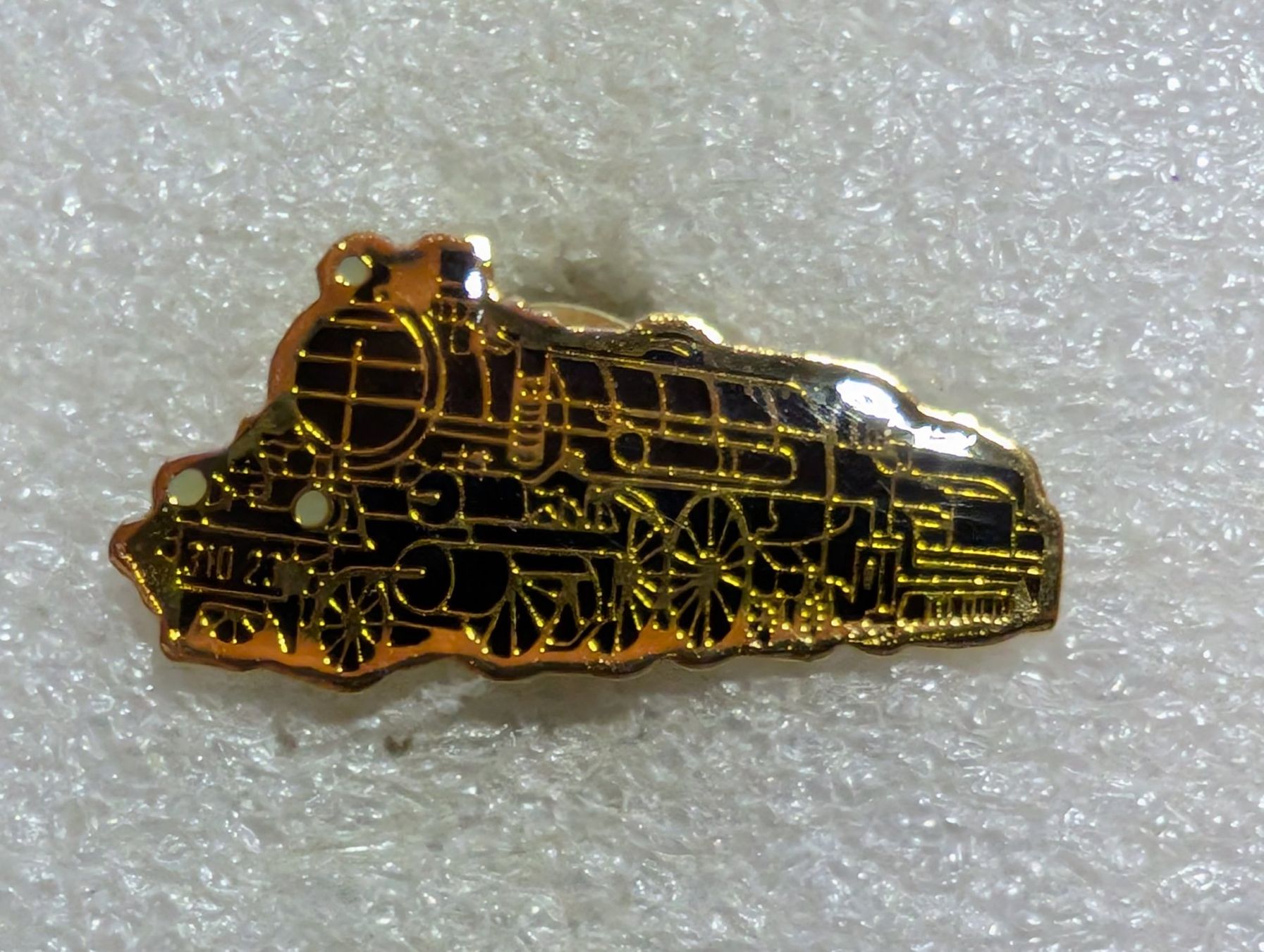 Placchette & Badge: Ansteckpin 154: Eisenbahn Dampflokomotive – Usato da Oppligen venduto da Pin-Fall-Shop