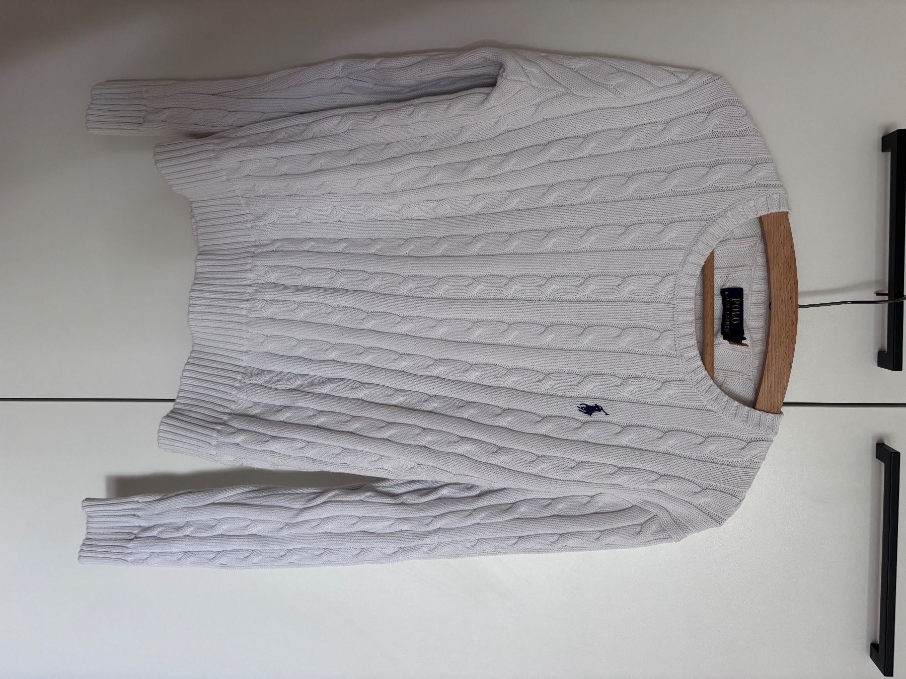 Ralph Lauren Maglioni & Felpe: Ralph Lauren Zopfmuster Pullover weiss – Nuovo (secondo la descrizione) da Winznau venduto da Lauralavera1