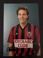Christophe Bonvin Fotokarte mit Unterschrift Neuchâtel Xamax