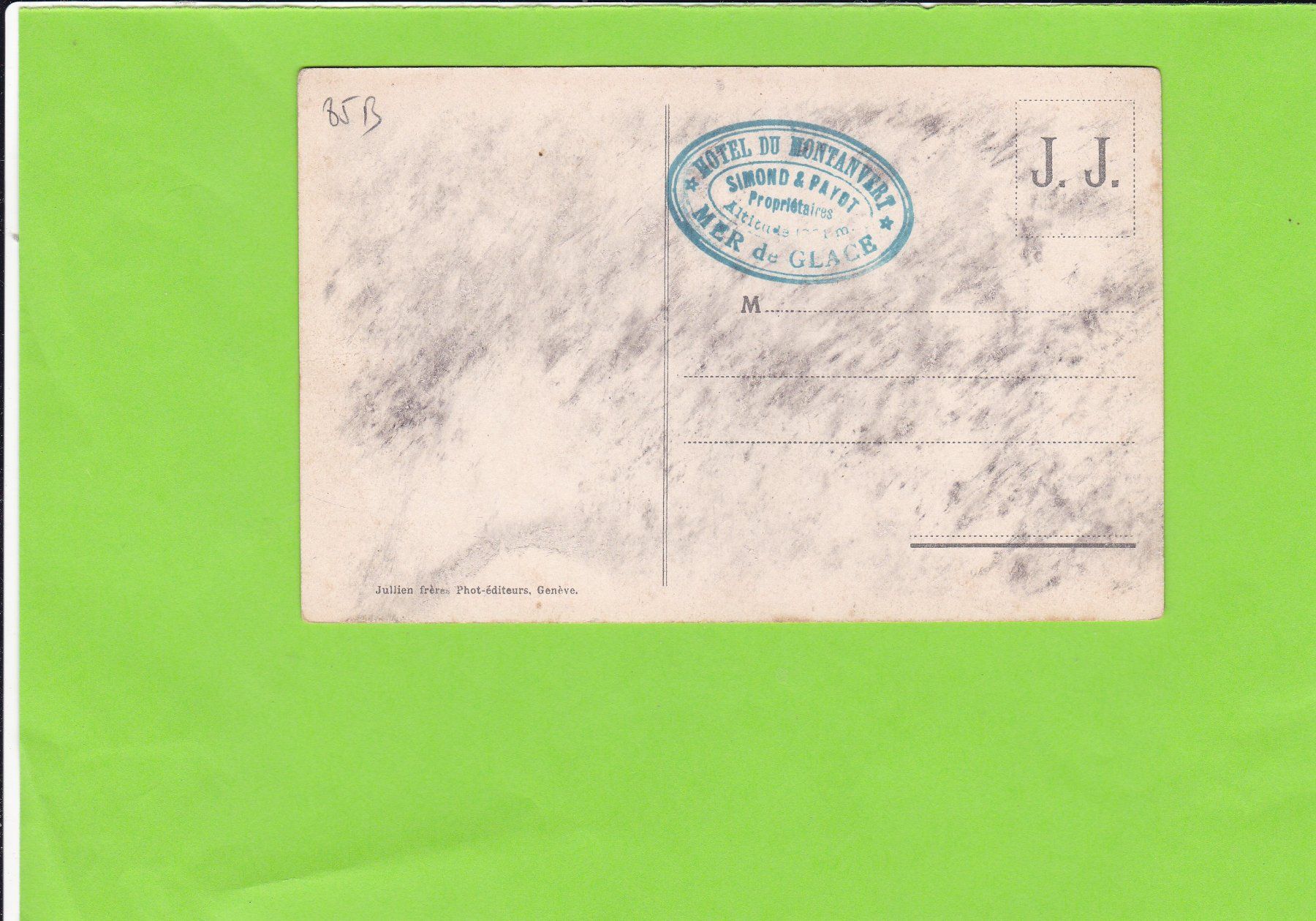 Cartoline postali: Grand St. Bernard-Maître et Serviteurs – Usato da St. Peterzell venduto da neckertal 1