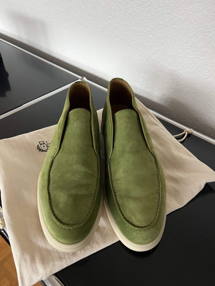 Loro Piana Damenschuhe: Loro Piana Open Walk Green – Neu (gemäss Beschreibung) aus Genève von 3M_JR 1