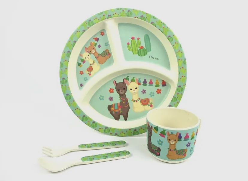 Set di piatti: Kleinkinder-Geschirr-Set Plant Based – Nuovo e nell'imballaggio originale da Busswil BE venduto da Fuchur2 3