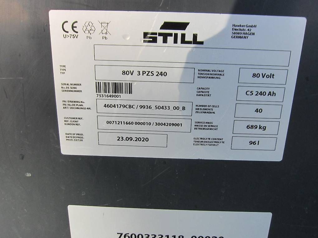 Akkus & Batterien: Staplerbatterie, Traktionsbatterie – Gebraucht aus Hämikon von Hochstapler99 4