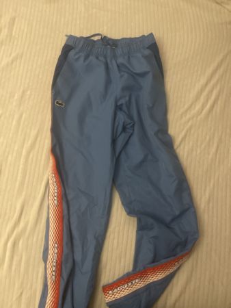 Pantalon de jogging Lacoste Sport bleu / rouge, taille S, ét