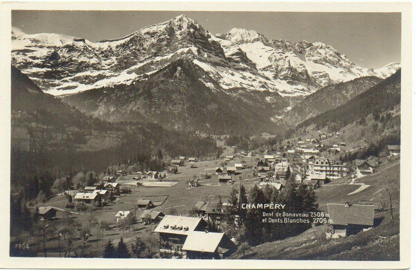 Ansichtskarten: CHAMPÉRY – Neu (gemäss Beschreibung) aus Jona von philajona