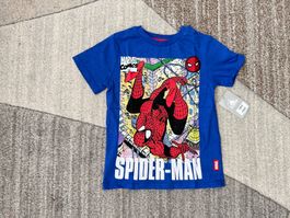 T-Shirt Spiderman aus Disney Store Gr. 116 (5/6 J) NEU