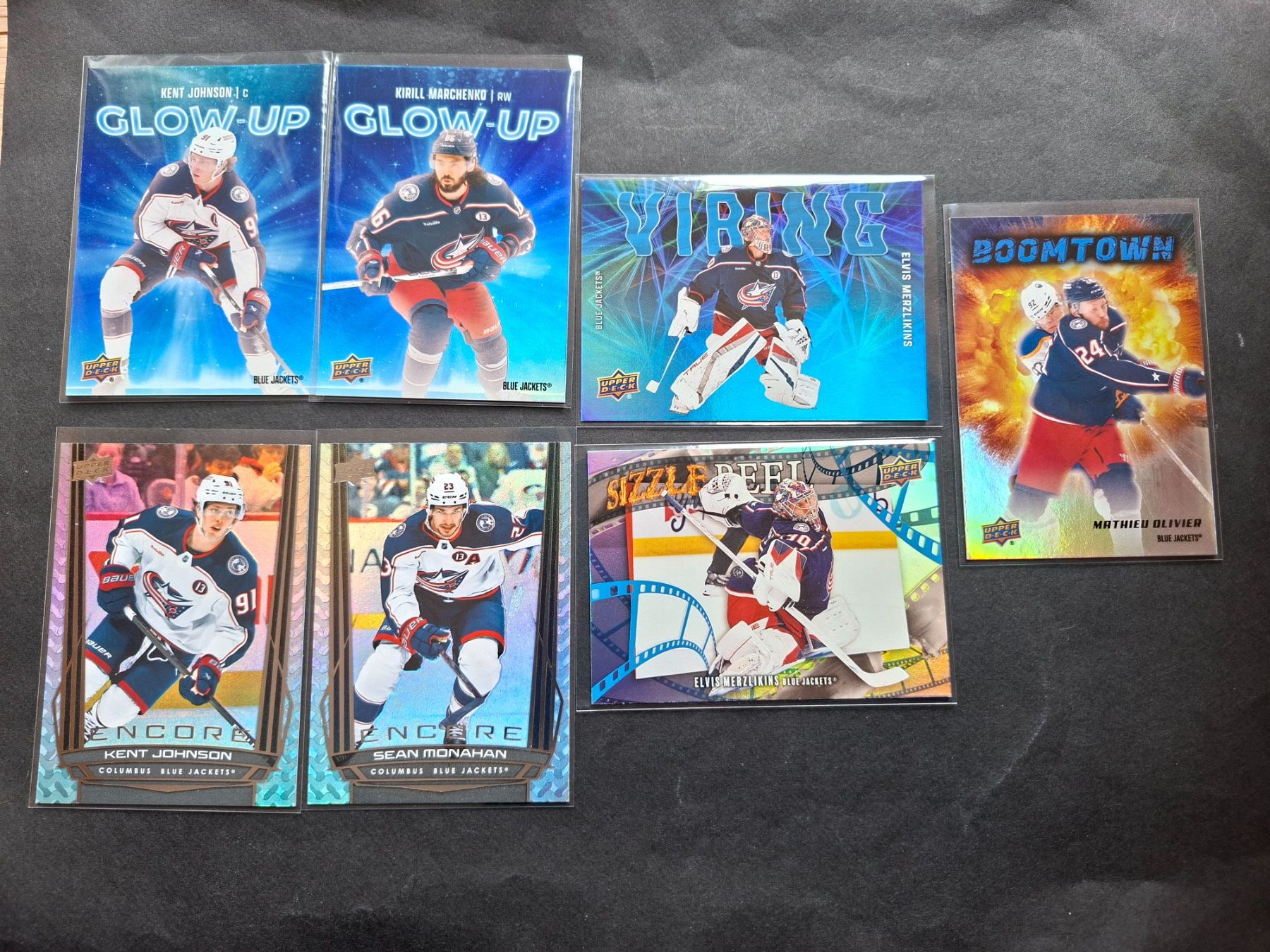 NHL Cartes à collectionner: 7 Inserts Columbus Karten Upper Deck 25-26 – D'occasion à Olten par cweb