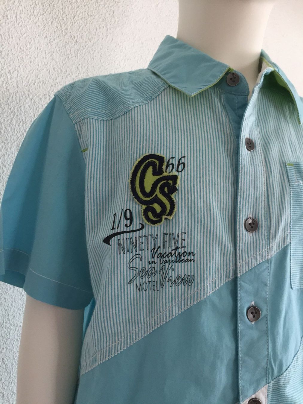 Hemden, T-Shirts & Polos: Orchestra Hemd weiss türkis Gr. 140 – Gebraucht aus Emmenbrücke von little.treasures 2