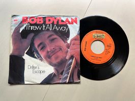 BOB DYLAN tolle Single I threw it all away Kult Top Hit 70's