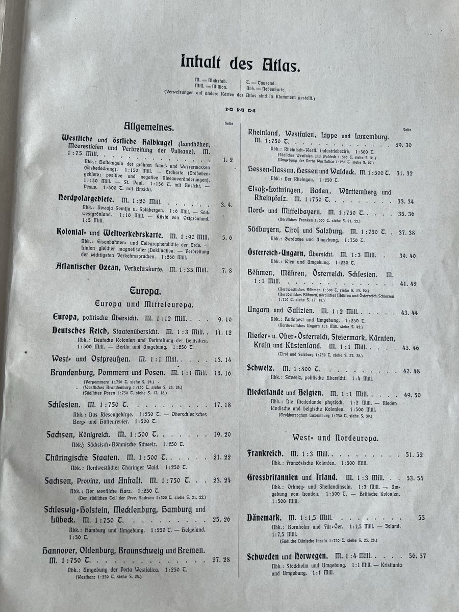 Libri: Deutscher Atlas 1901 – Usato da Rapperswil SG venduto da dunaway 2