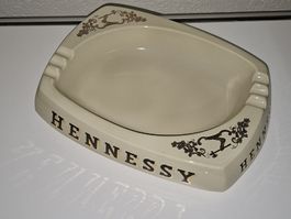 Hennessy Cognac Aschenbecher Keramik Vintage 26 x 19,5 cm 