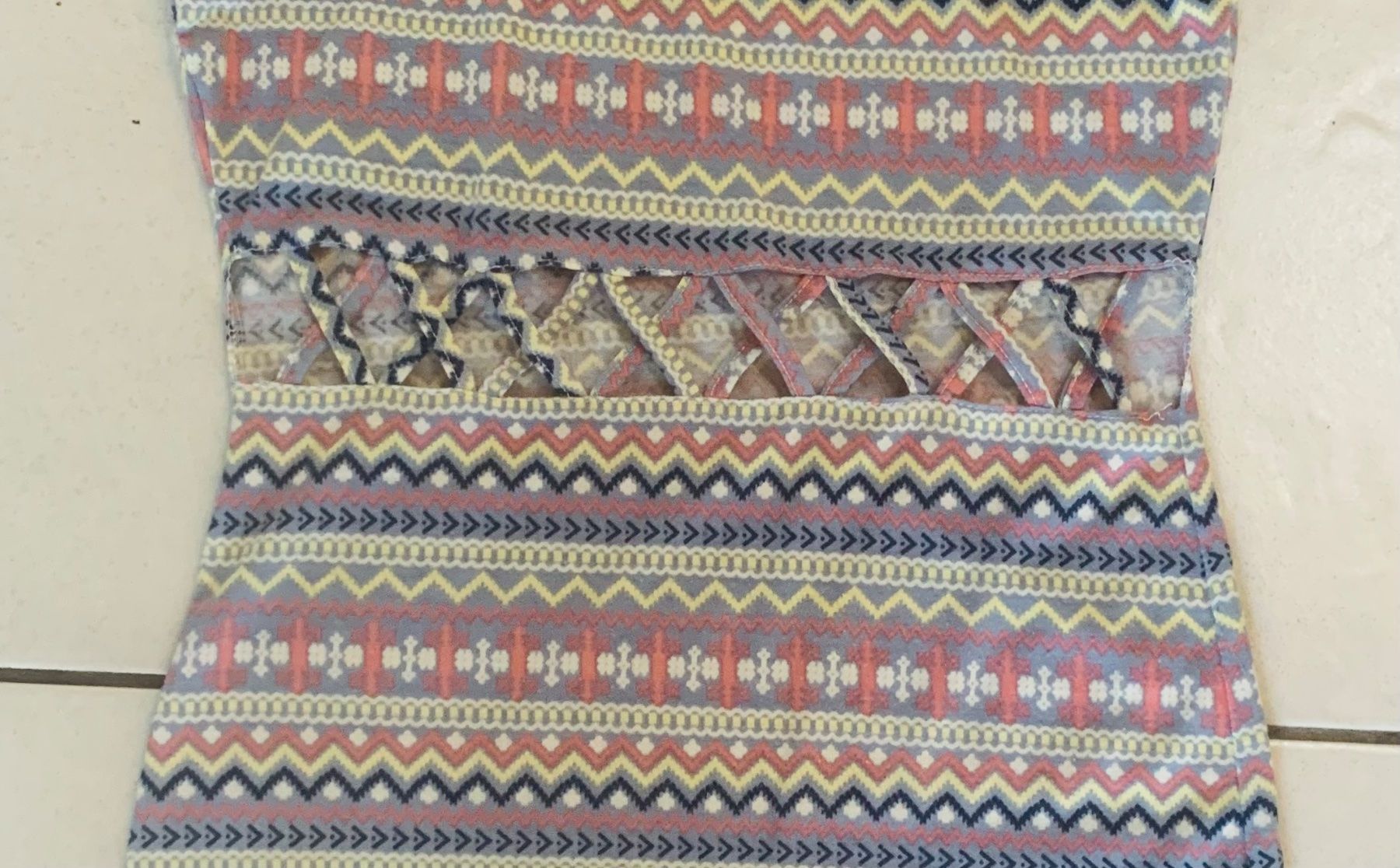 Vestiti: Sommerliches Minikleid mit Muster, Grösse S, topp – Usato da Sursee venduto da escape62 1