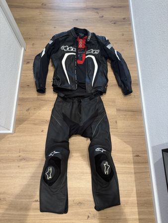 Alpinestars 2-teilige Lederkombi | Jacke Gr. 50