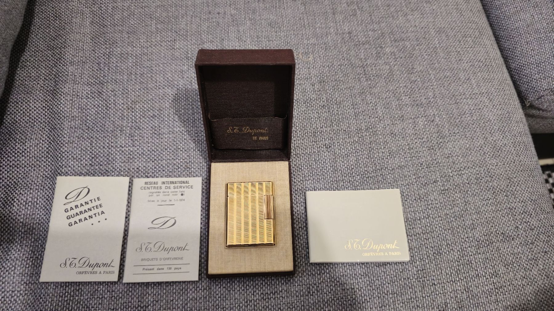 Dupont Accendini: St.Dupont Feuerzeug 1973 – Nuovo (secondo la descrizione) da Lenzburg venduto da besjan306