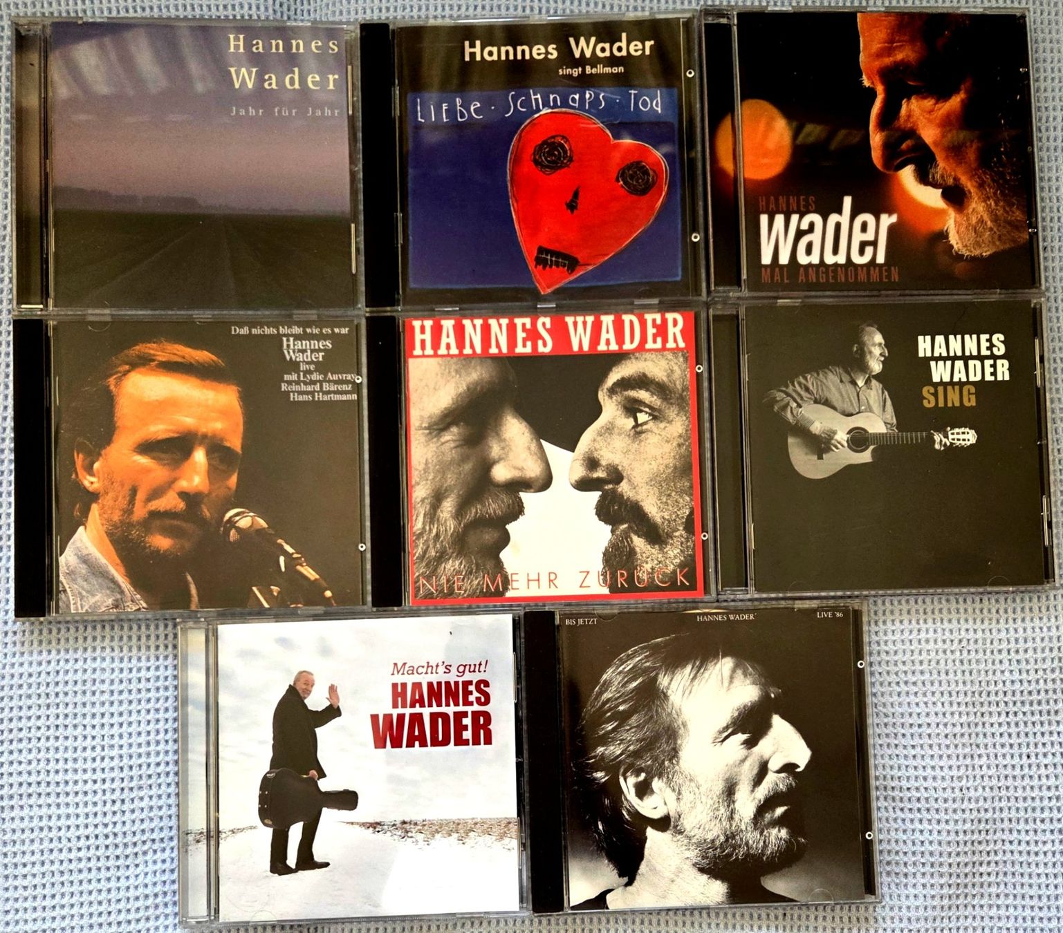 CD: Hannes Wader  - 17 CDs - s. Bilder – Usato da Reinach BL venduto da solidsenders 1
