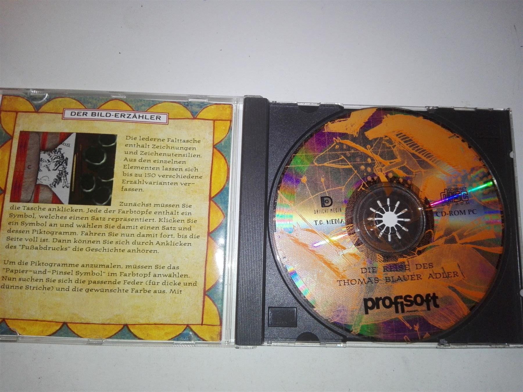 Giochi: Die Reise des Thomas Blauer Adler            (CD-Rom) – Usato da St. Gallen venduto da elk2021 1