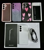 Samsung Galaxy S25 FE 5G-128 GB-Batteria100%-Perfetto+3Cover