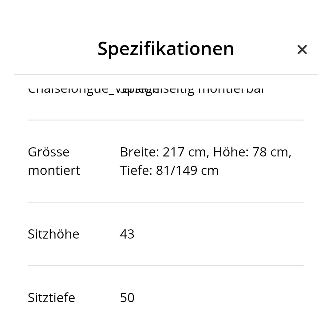 Sofas: Sofa 3-Sitzer mit Recamière – D'occasion à St. Gallen par jil_l6mm 7