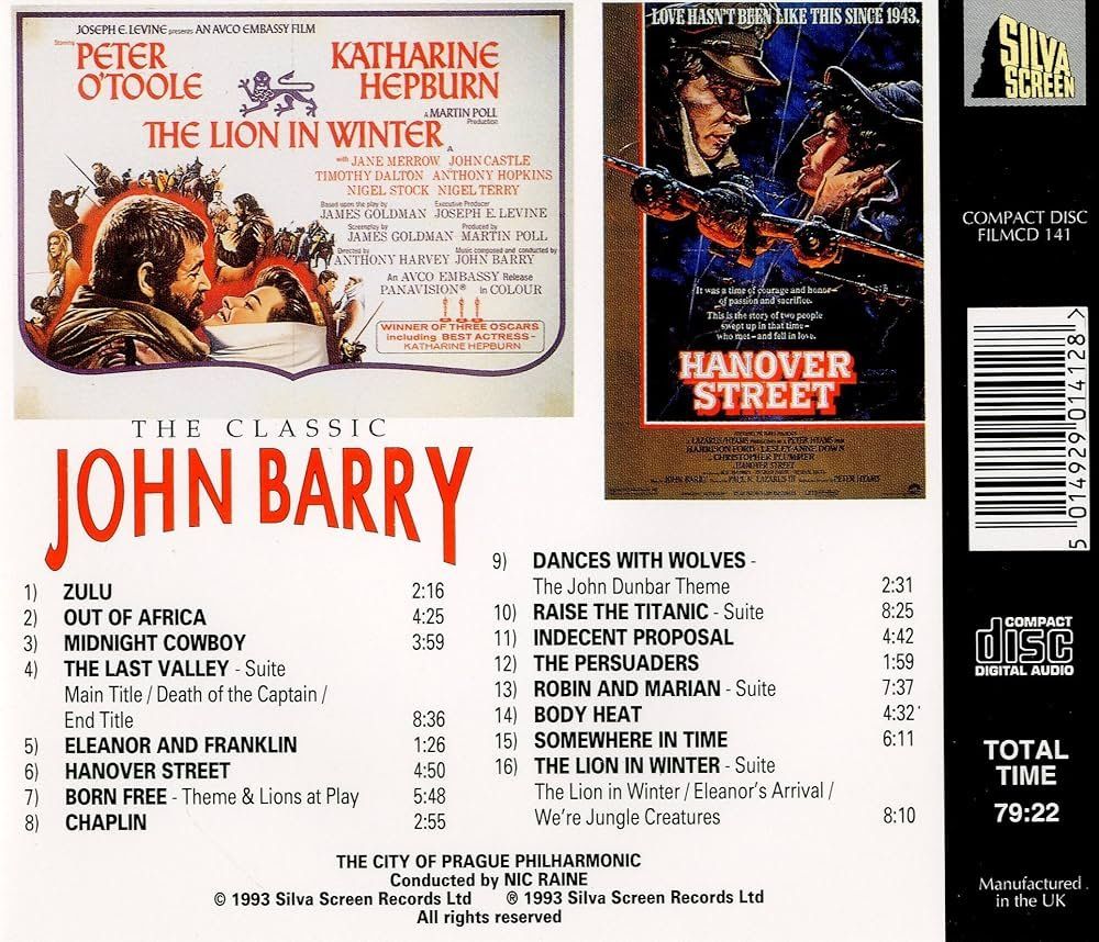 CD: THE CLASSIC JOHN BARRY (1993) – Usato da Sils im Domleschg venduto da Mattangs 1