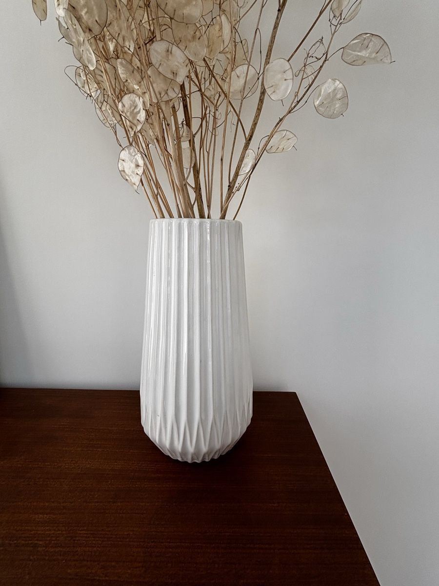 Vasi & Recipienti: Wunderschöne XL Vase Crramic Weiss – Usato da Zürich venduto da kleinervogel