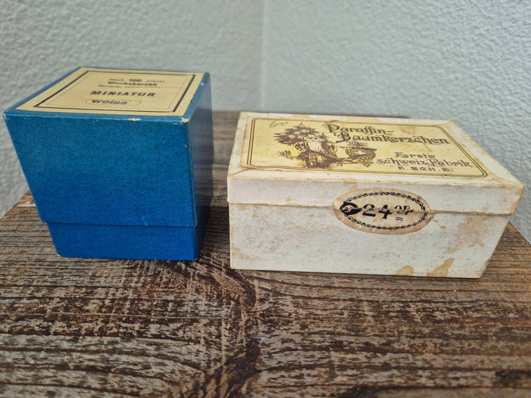 Candele: Alte Wachs- und Paraffinkerzen / Vintage – Usato da Berg SG venduto da Bolle01 2