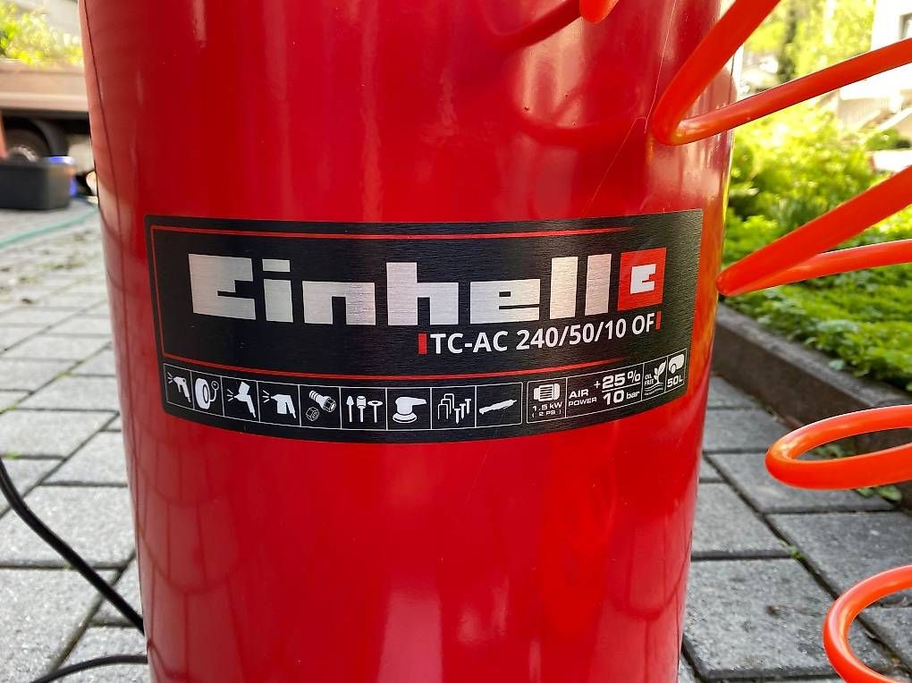 Einhell Kompressoren: Luftkompresser von Einhell, 50l Tank, 10Bar – Gebraucht aus Küssnacht am Rigi von 1a1a 2
