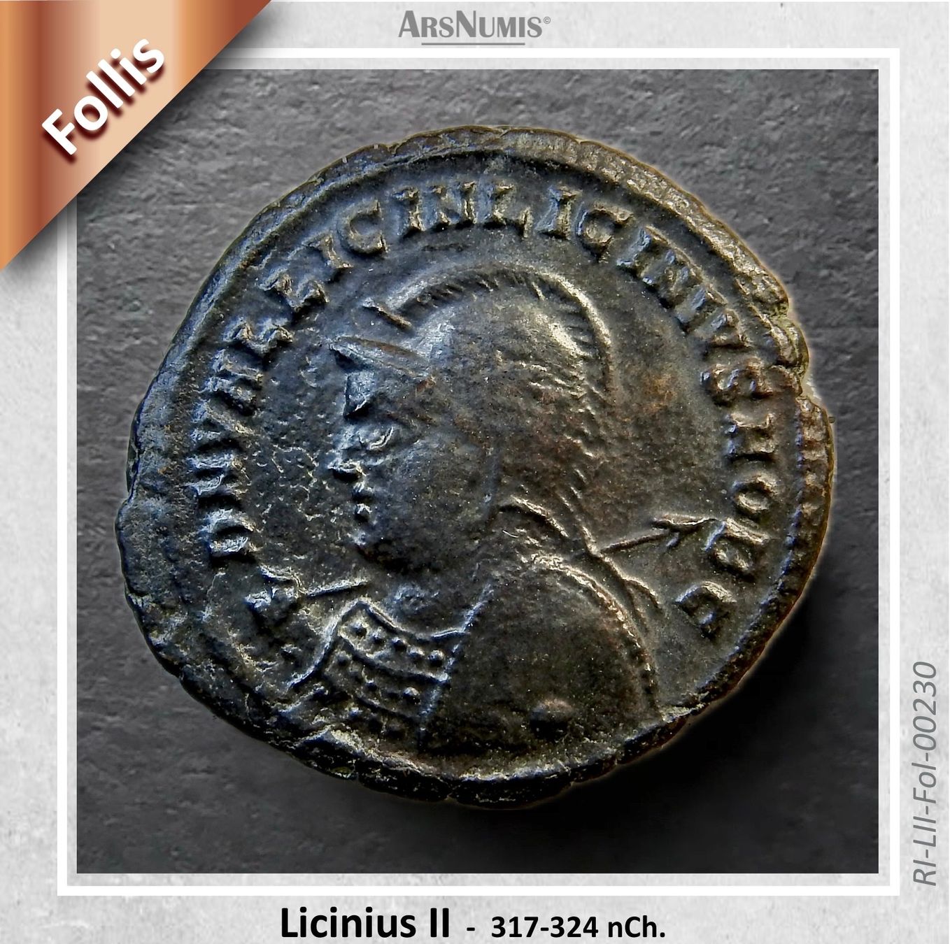 Tutti le monete: Römische Münze - Licinius II – Usato da Oberwil b. Zug venduto da ArsNumis