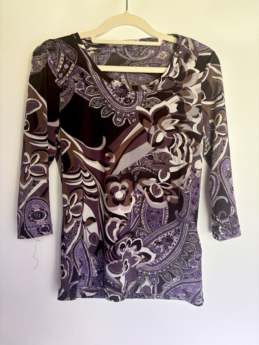 Tops: vintage pattern 3/4 mesh top – D'occasion à Leissigen par lamooniade 1