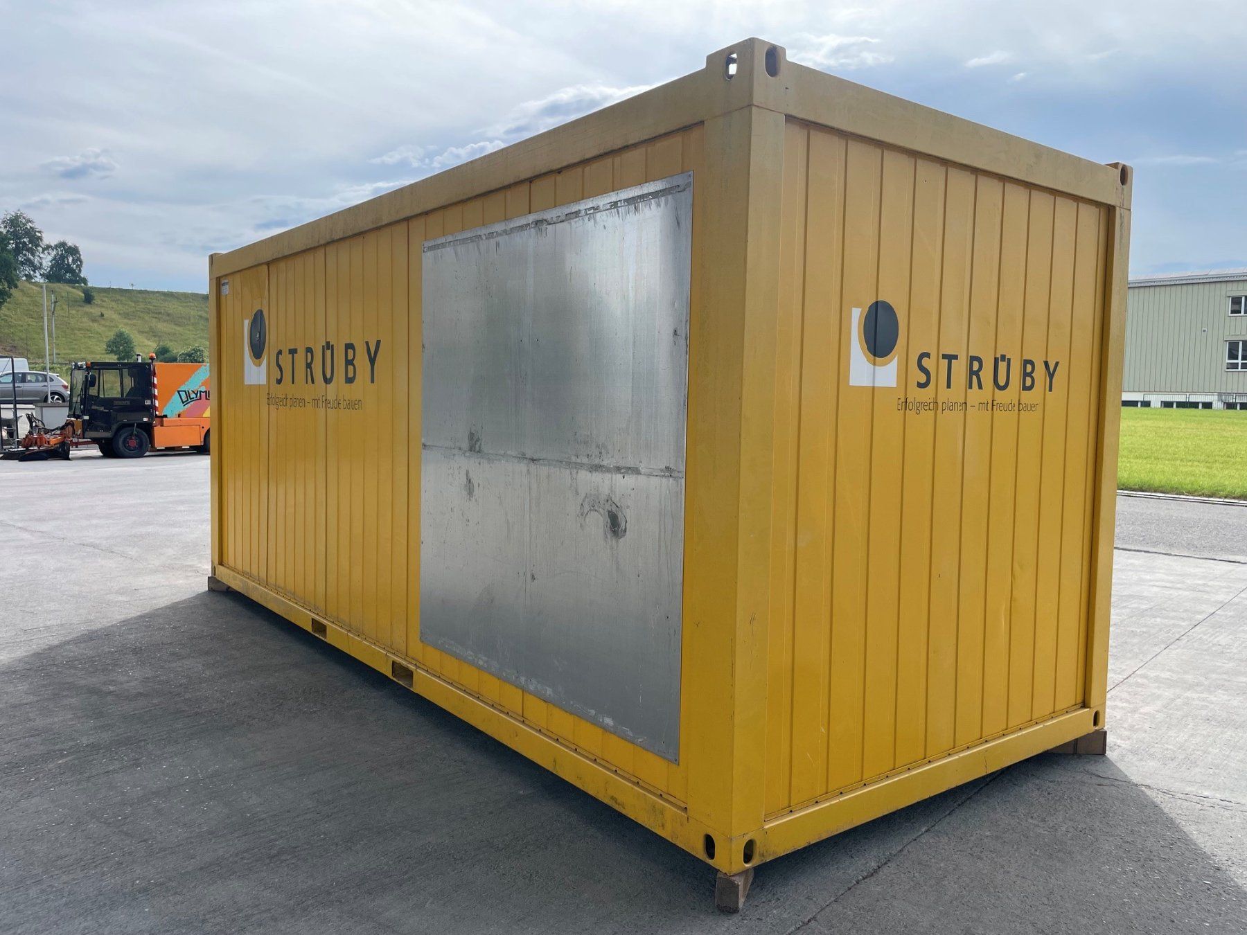 Contenitori edile: Baucontainer, Container, Bürocontainer, Baracke, Baustelle! – Difettoso da Kradolf venduto da BKSAG 5