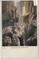 Gletscherschlucht Rosenlaui-Dom - Litho