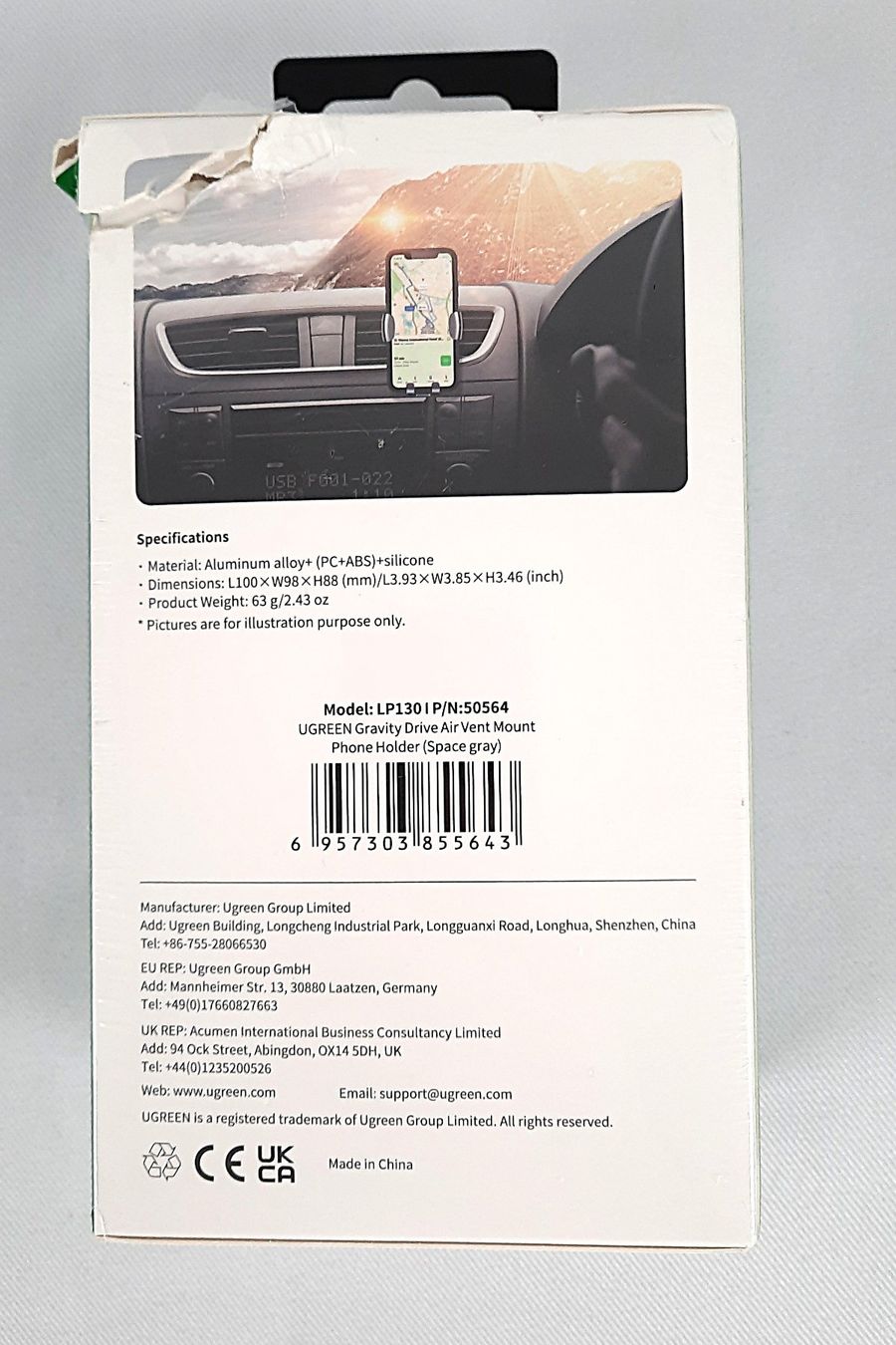 Ugreen Support: UGREEN Handyhalterung Auto – Neuf (Voir description) à Beinwil am See par Restwert_Beinwil 2