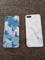 iPhone 6 Hülle Set: Schmetterling & Marmor Optik 🦋💎