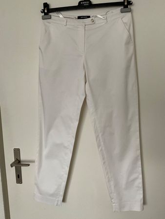 MORE & MORE schöne Freizeit Hose Gr 36 weiss