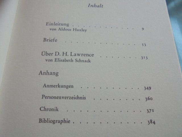 Livres: D.H. Lawrence Briefe – D'occasion à Hinwil par Glasperlen 1