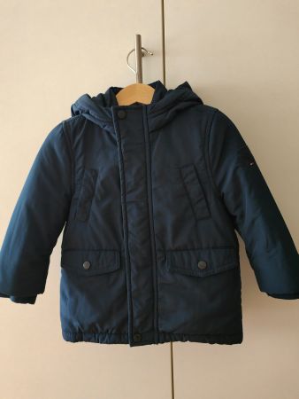Tommy Hilfiger Winterjacke, Gr. 86, Dunkelblau, top Zustand