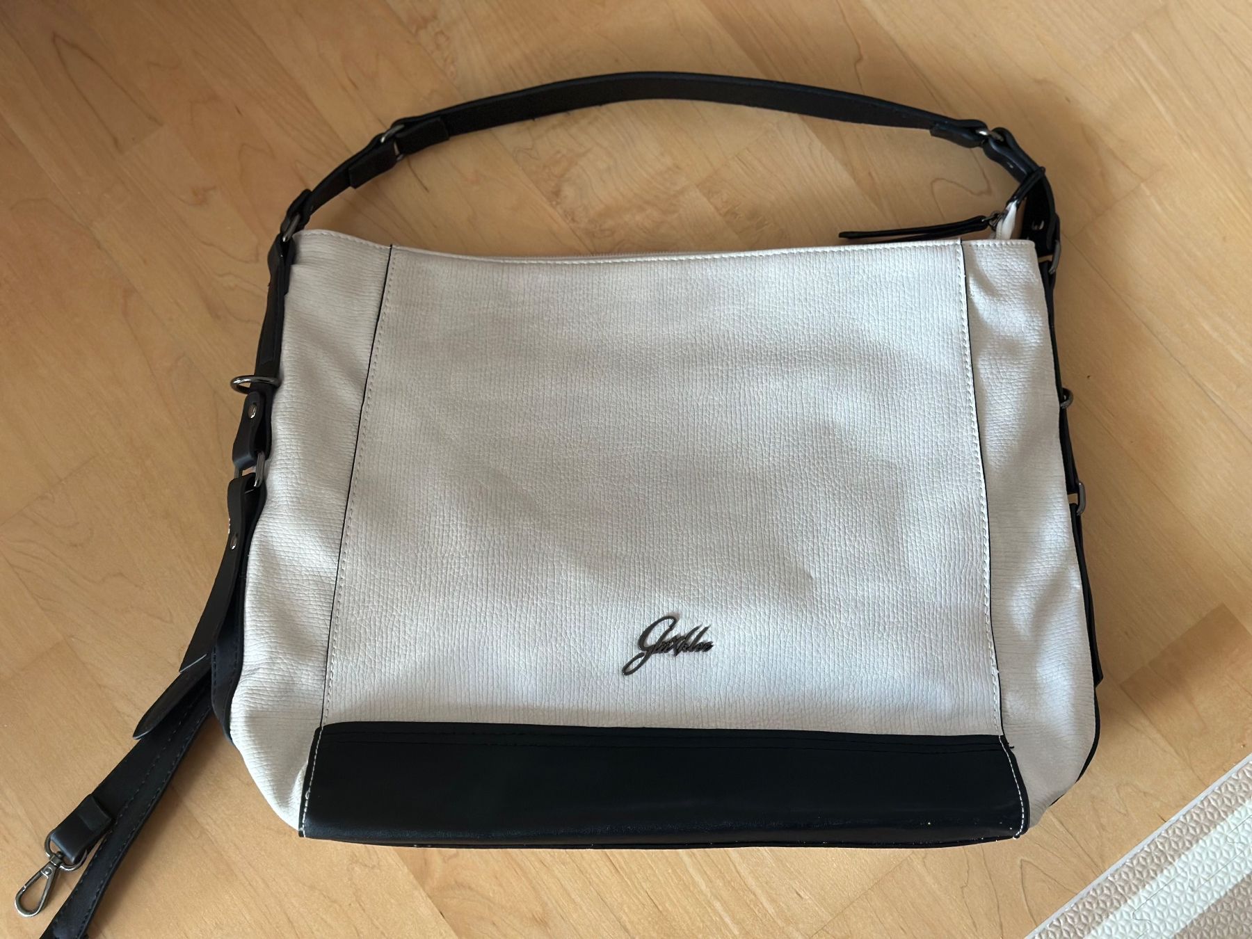 Taschen für Damen: Grosse Handtasche schwarz/weiss – Gebraucht aus Rothenburg von wer_g9fd 5
