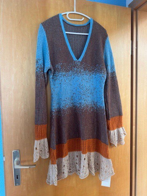 Vestiti: Trendiges Strickkleid im Hippie Look – Nuovo e nell'imballaggio originale da Regensdorf venduto da Midget64 1