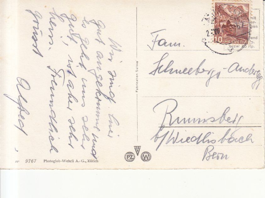Cartoline postali: Locarno 1948 – Usato da Bürglen TG venduto da StampGraf 1
