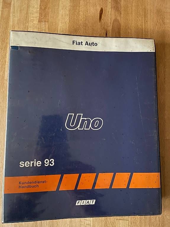 Libri: Original Kundendienst-Handbuch Fiat Uno MK2 – Usato da Aarau Rohr venduto da Konik26